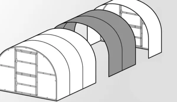 Online Drivhus BALTIC 3x10m med 6 mm polycarbonatbelægning Drivhus