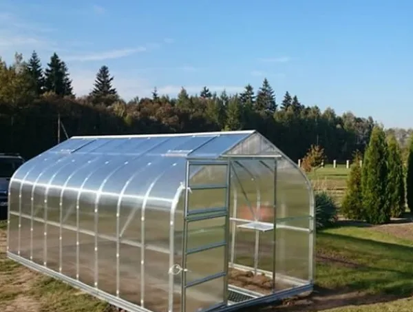 Baumera Drivhus^Drivhus STANDARD 15 - 2,5x6m med 4 mm polycarbonatbelægning
