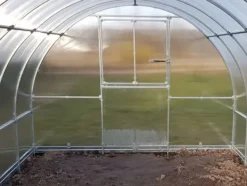 New Drivhus KLASIKA RØR 3x12m (36m2) med fundamenter og 6mm polycarbonatbelægning Drivhus