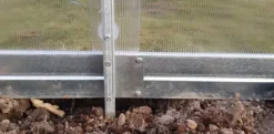 Discount Drivhus KLASIKA RØR 3x8m (24m2) med fundamenter og 4mm polycarbonatbelægning Drivhus