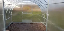 Online Drivhus KLASIKA RØR 3x12m (36m2) med fundamenter og 4mm polycarbonatbelægning Drivhus