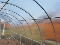 Online Drivhus KLASIKA RØR 3x12m (36m2) med fundamenter og 4mm polycarbonatbelægning Drivhus
