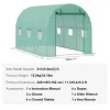Drivhus^Drivhus, kraftig ramme, effektiv ventilation,12x7x7 ft