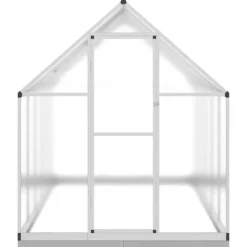 Drivhus^Drivhus med aluminium fundamentramme - 334x169x202 cm | Farve: Sølv