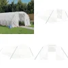 Discount Drivhus med stålstel 30 m² 10x3x2 m hvid - Drivhus - Drivhuse - Home & Living Drivhus