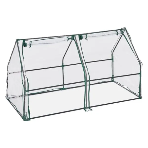 New Drivhus til forkultivering, 90x180x90 cm, Transparent Drivhus