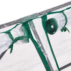 New Drivhus til forkultivering, 90x180x90 cm, Transparent Drivhus