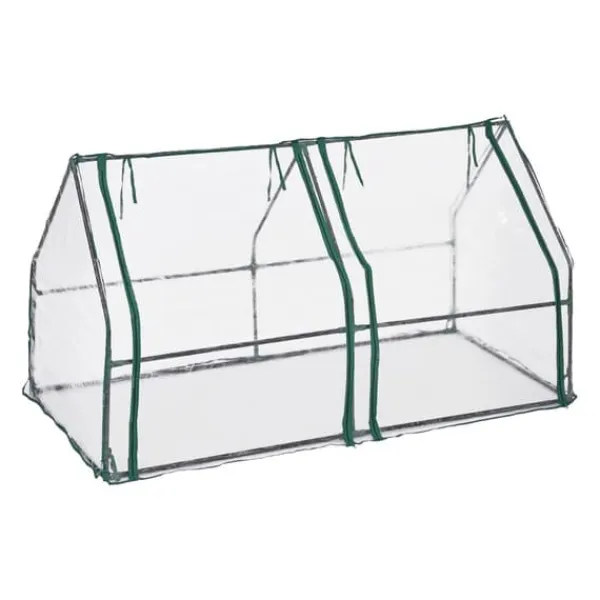 New Drivhus til forkultivering, 90x180x90 cm, Transparent Drivhus