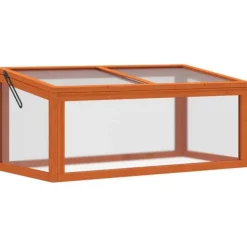 Drivhus^Drivhus til mistbænk, 90x46x40 cm, Orange