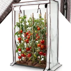 New Drivhus til tomater 100 x 50 x 150 cm Drivhus