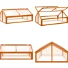 Drivhus^Drivhus 114x80x50 cm fyrretræ brun - Drivhus - Drivhuse - Home & Living