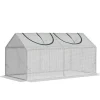 Drivhus, 120x60x60 cm, Hvid Drivhus