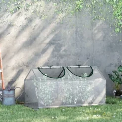 Drivhus, 120x60x60 cm, Hvid Drivhus