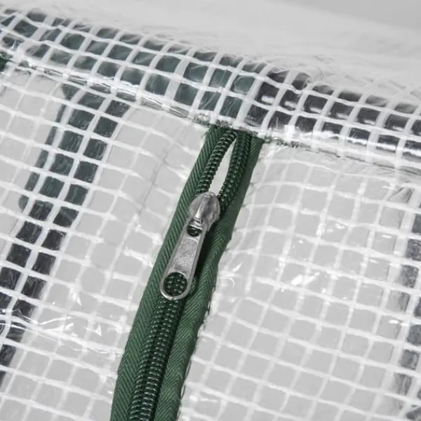 Drivhus, 120x60x60 cm, Hvid Drivhus
