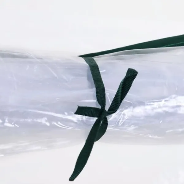 Drivhus^Drivhus 250x100x80 cm, stål/PVC, med dør – drivbænk til planteopdræt