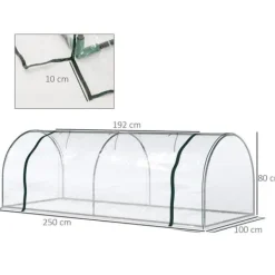 Drivhus^Drivhus, 250x100x80 cm, Transparent