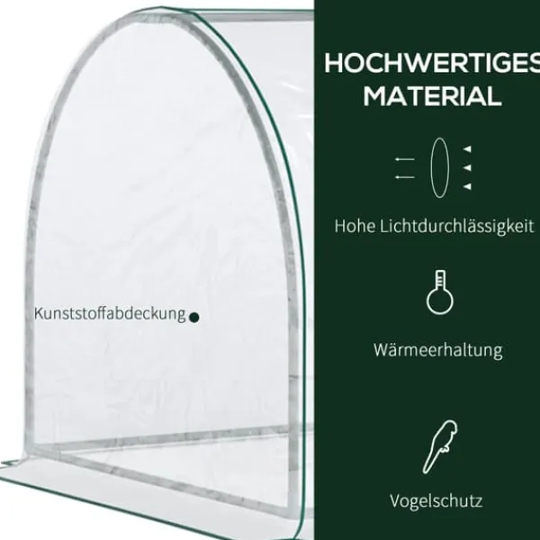 Drivhus^Drivhus, 250x100x80 cm, Transparent