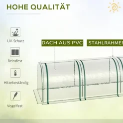 Hot Drivhus, 295x100x80 cm, Transparent Drivhus