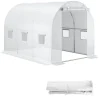Outlet Drivhusdække, Holdbart Plastik, Optimal Ventilation,Gennemsigtig Drivhus