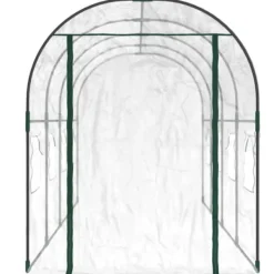 Drivhus^Drivhuse - Living drivhus 160x400x190 cm PVC og pulverlakeret stål transparent