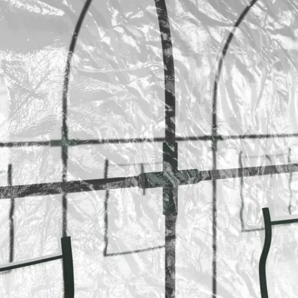 Drivhus^Drivhuse - Living drivhus 160x400x190 cm PVC og pulverlakeret stål transparent