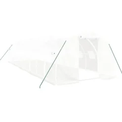 Drivhus^Drivhuse - Living drivhus med stålstel 30 m² 10x3x2 m hvid