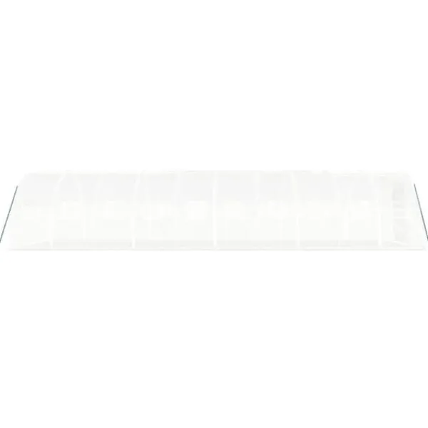 Drivhus^Drivhuse - Living drivhus med stålstel 30 m² 10x3x2 m hvid
