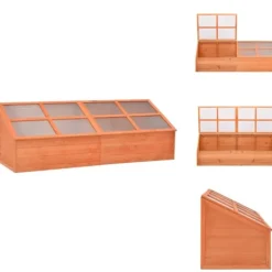 Drivhuse - Living minidrivhus 180x57x62 cm træ Drivhus