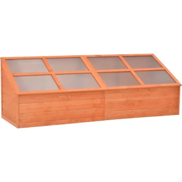 Drivhuse - Living minidrivhus 180x57x62 cm træ Drivhus