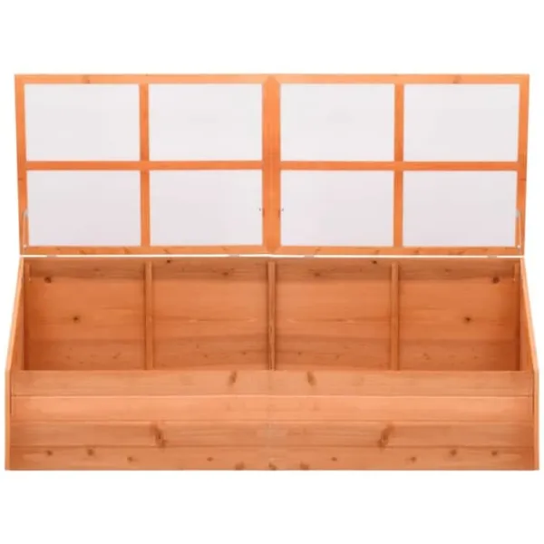 Drivhuse - Living minidrivhus 180x57x62 cm træ Drivhus