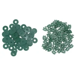 Drivhus-twist-clips - 100 STK Plastic Shading-fikseringsclips til drivhusisolering Drivhus
