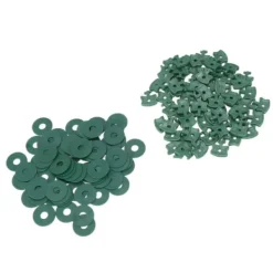 Drivhus-twist-clips - 100 STK Plastic Shading-fikseringsclips til drivhusisolering Drivhus