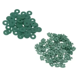 Drivhus-twist-clips - 100 STK Plastic Shading-fikseringsclips til drivhusisolering Drivhus