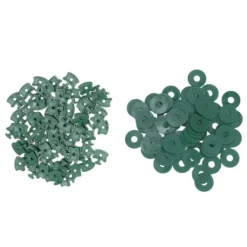 Drivhus-twist-clips - 100 STK Plastic Shading-fikseringsclips til drivhusisolering Drivhus
