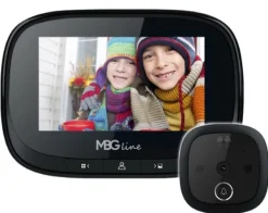 Outlet Dørkamera MBG Line SF55 Black Edition Sikkerhedsmonitorer & Videokameraer