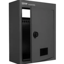 Postkasser & Brevindkast^Drop Box, 31.8x16x42.9 cm, Sort, Stål