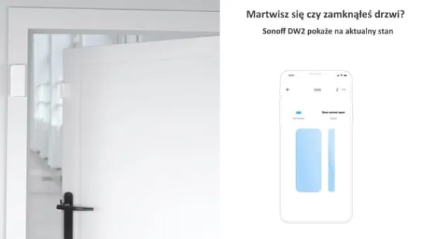 Dør-/vinduesåbningssensor Sonoff DW2 Wifi Sensorer Til Sikkerhedssystemer
