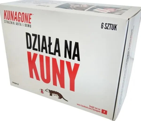 New Du skræmmer martens KUNAGONE væk - en pakke med 6 stk. af produktet Insektmiddel & Dyreafvisende Middel