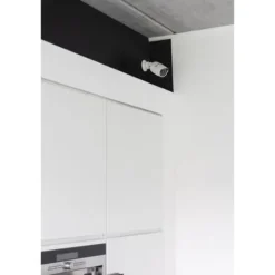 Dummykamera - CHACON - Aluminium - Blå LED - Vit Falske Overvågningskameraer