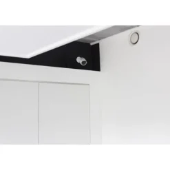 Dummykamera - CHACON - Aluminium - Blå LED - Vit Falske Overvågningskameraer