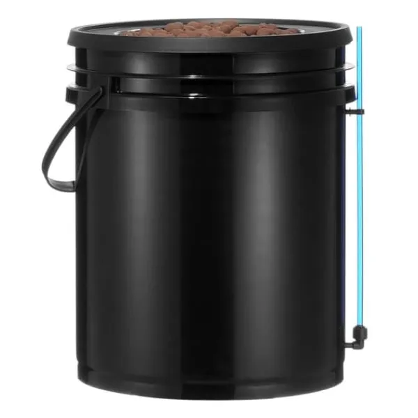 Kit Til Plante- & Urtedyrkning^DWC Hydroponics Vækstsystem, Dybvandskultur med Top Drip, 4 Spande, Effektiv Vækst, Hydroponisk Havearbejde