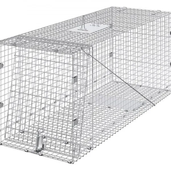 Outlet Dyrefælde, 106,7x40,6x45,7 cm, Human, Galvaniseret jern Skadedyrsfælder