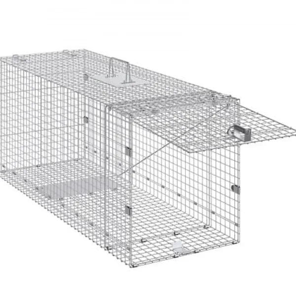 Outlet Dyrefælde, 106,7x40,6x45,7 cm, Human, Galvaniseret jern Skadedyrsfælder