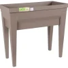 Krukker & Plantebeholdere^EDA Køkkenhave med CITY VEG&TABLE bord - 57 L - 76 x 38,5 x H 68 cm - Taupe