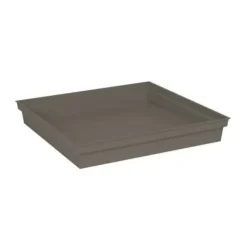 Krukker & Plantebeholdere^EDA Toscana fyrkantigt fat - 40 cm - Taupe