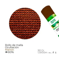 Haveduge^Edm Mesh Rulle 90g 1.5x50 M Brun