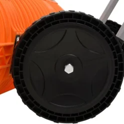 Snerydning^Effektiv sneskovl med justerbart håndtag - Vendbart stålblad | Farve: Orange | Længde: 143-171,5 cm