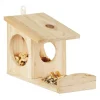 Outlet Egern Foderbræt, Træ, 17.5x12x25 cm Til Fugle & Småvildt