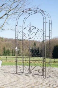 Buer, Spalier, Lysthuse Uden Tag^Eksklusiv Iron Rose Arch - Climbing Aid - Holdable & Elegant Design - Garden Accessory