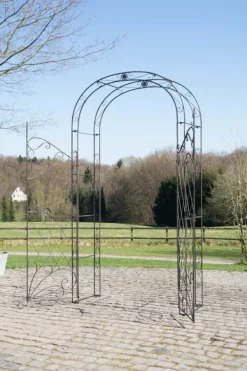 Buer, Spalier, Lysthuse Uden Tag^Eksklusiv Iron Rose Arch - Climbing Aid - Holdable & Elegant Design - Garden Accessory